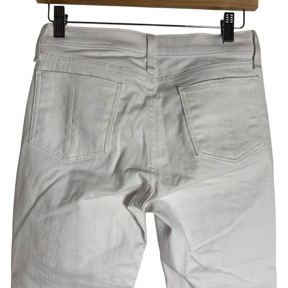 Rag & Bone Blanc White Studded Embellished Moto Skinny Jeans Size 27 - Picture 7 of 10